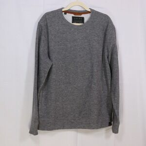 Jachs NY Sweatshirt Mens Large Grey Wool Blend Crewneck Pullover 1799235